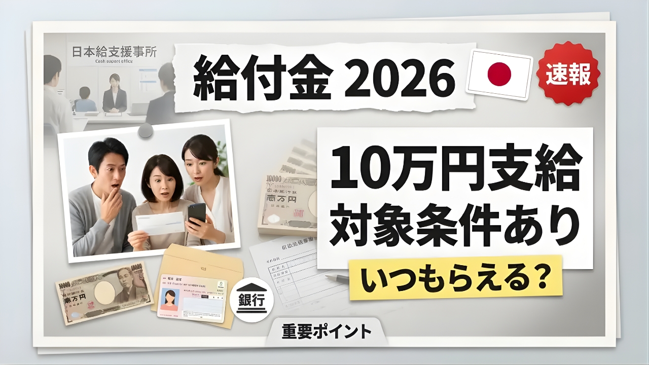2026年10万円非課税世帯給付金