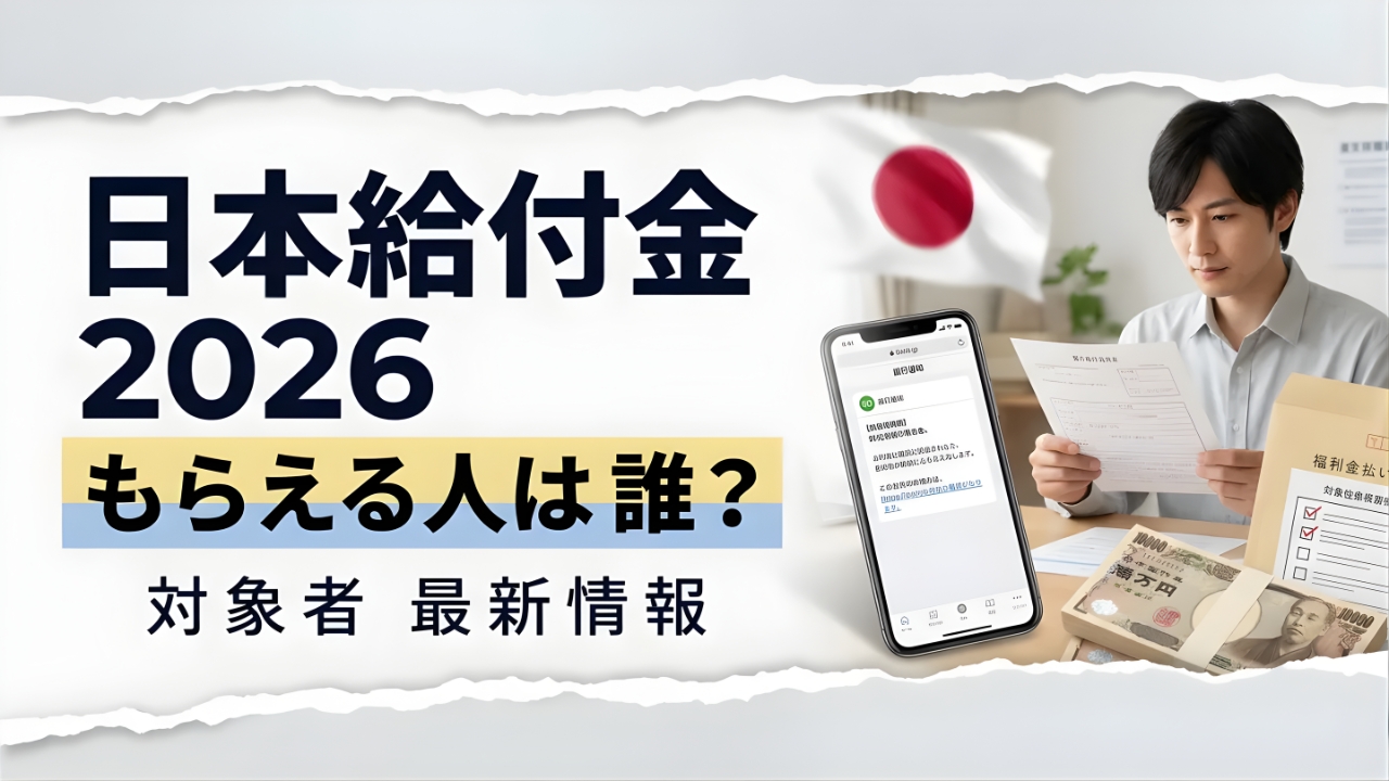 2026年非課税世帯に10万円給付