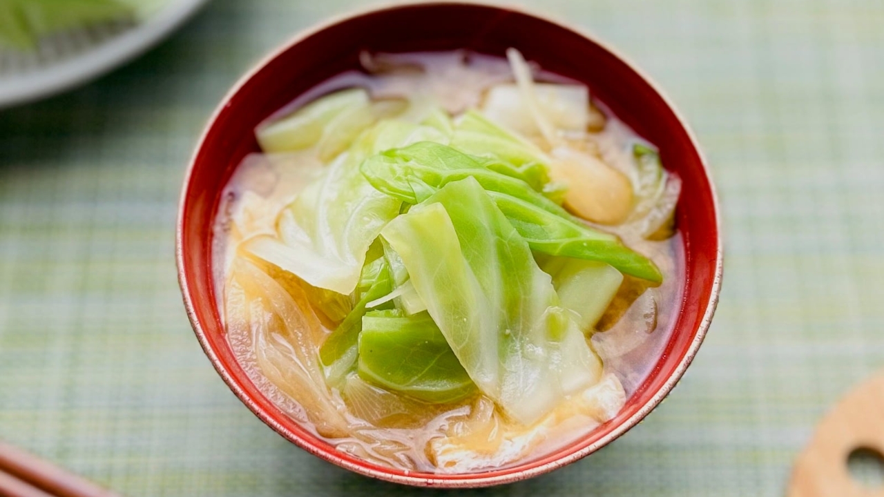 新年度の朝みそ汁に1つ追加でOK