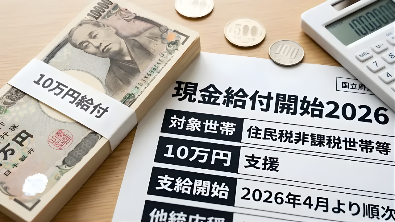 非課税世帯向け10万円給付2026